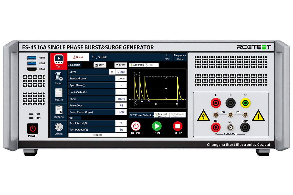 ES-4516A Single Phase Burst&Surge Generator